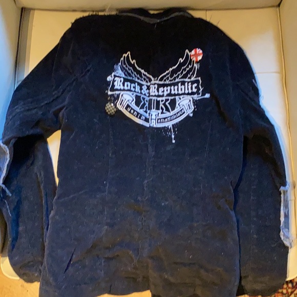 Rock & Republic black corduroy jacket - Picture 4 of 6